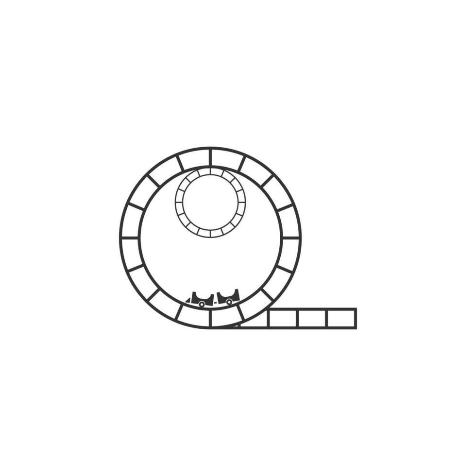 Walze Untersetzer Vektor Symbol Illustration