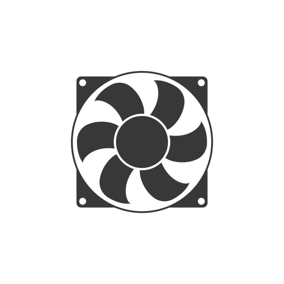 Kühler Vektor Symbol Illustration