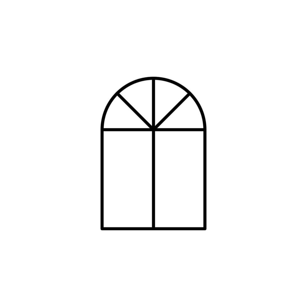 Fenster Vektor Symbol Illustration