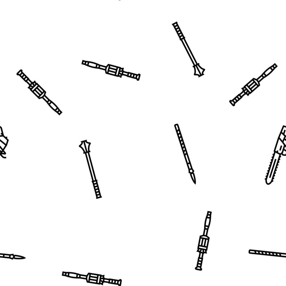 vapen pistol spel kniv krig vektor sömlös mönster