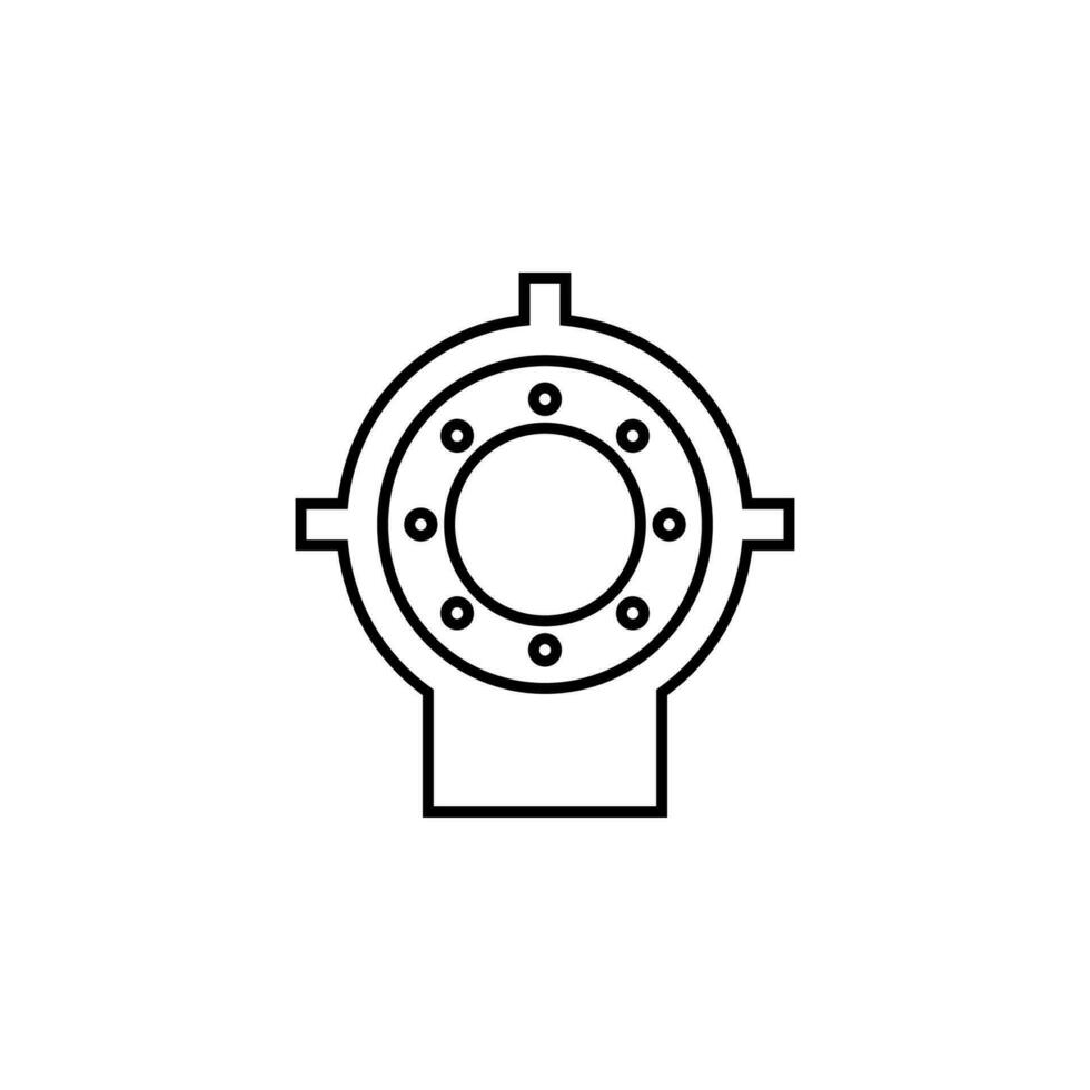 Ziel Vektor Symbol Illustration