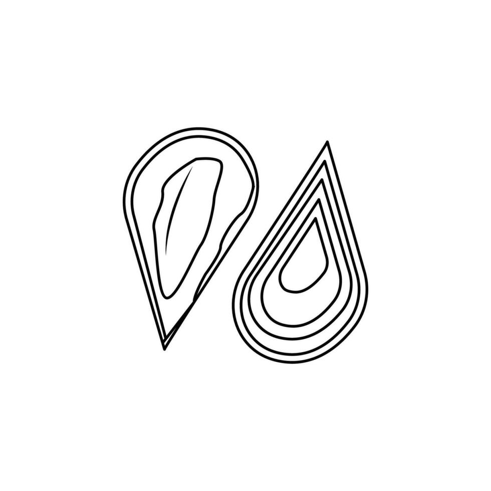 Auster Vektor Symbol Illustration