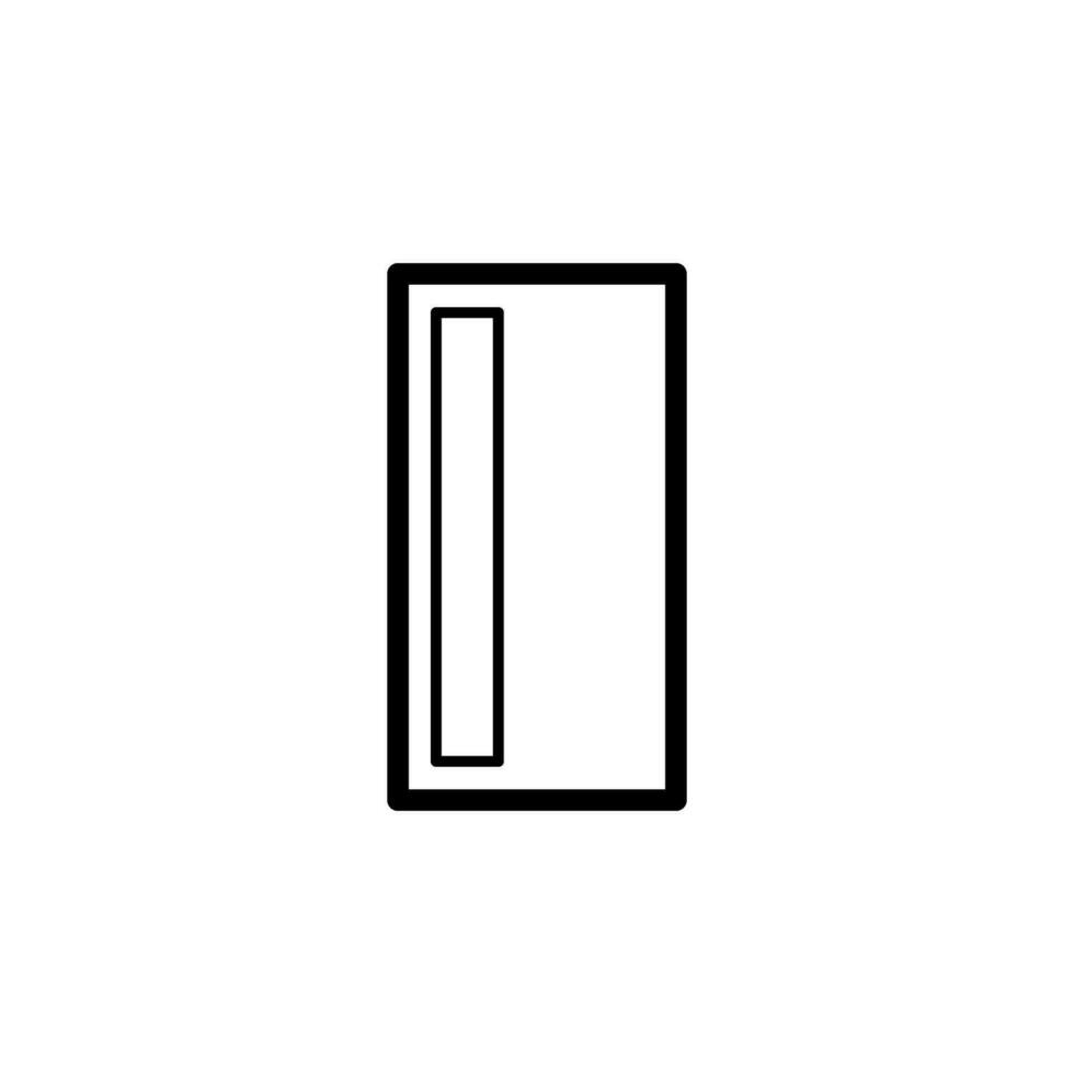 ingång dörr vektor ikon illustration