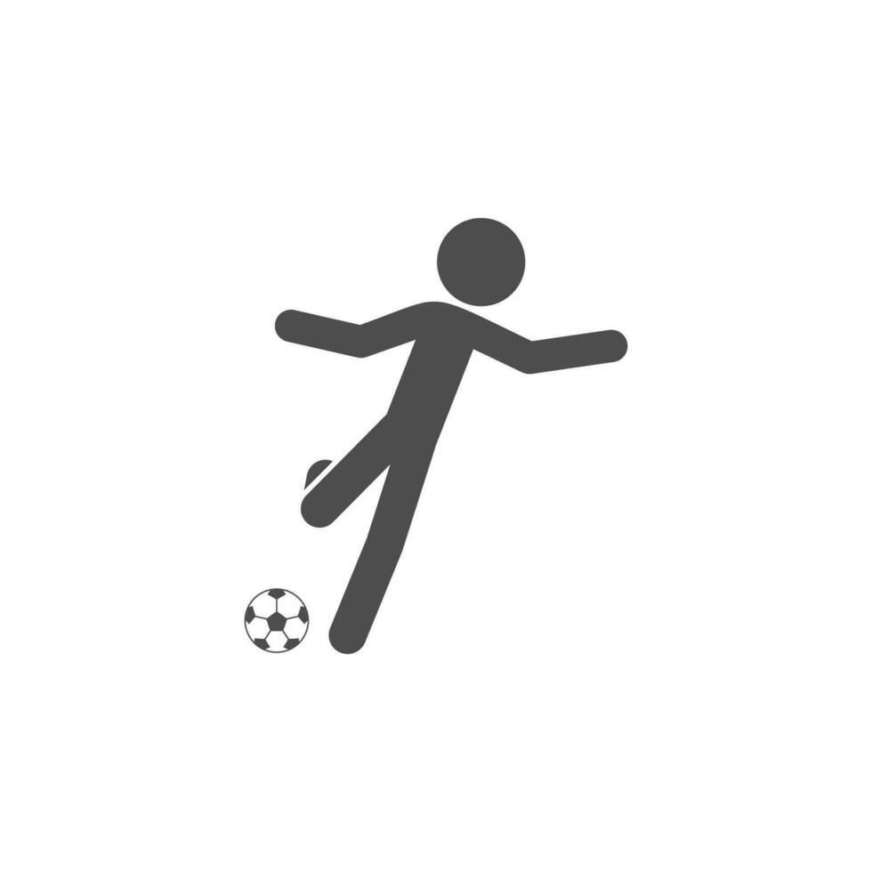 Fußball Feld Vektor Symbol Illustration