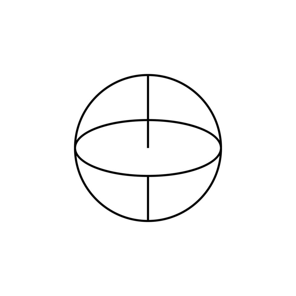 Centrum av de jord översikt vektor ikon illustration