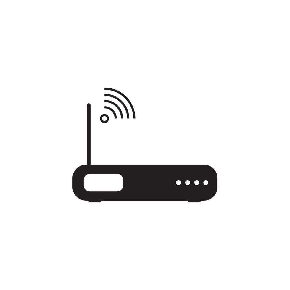 wiFi modem vektor ikon illustration