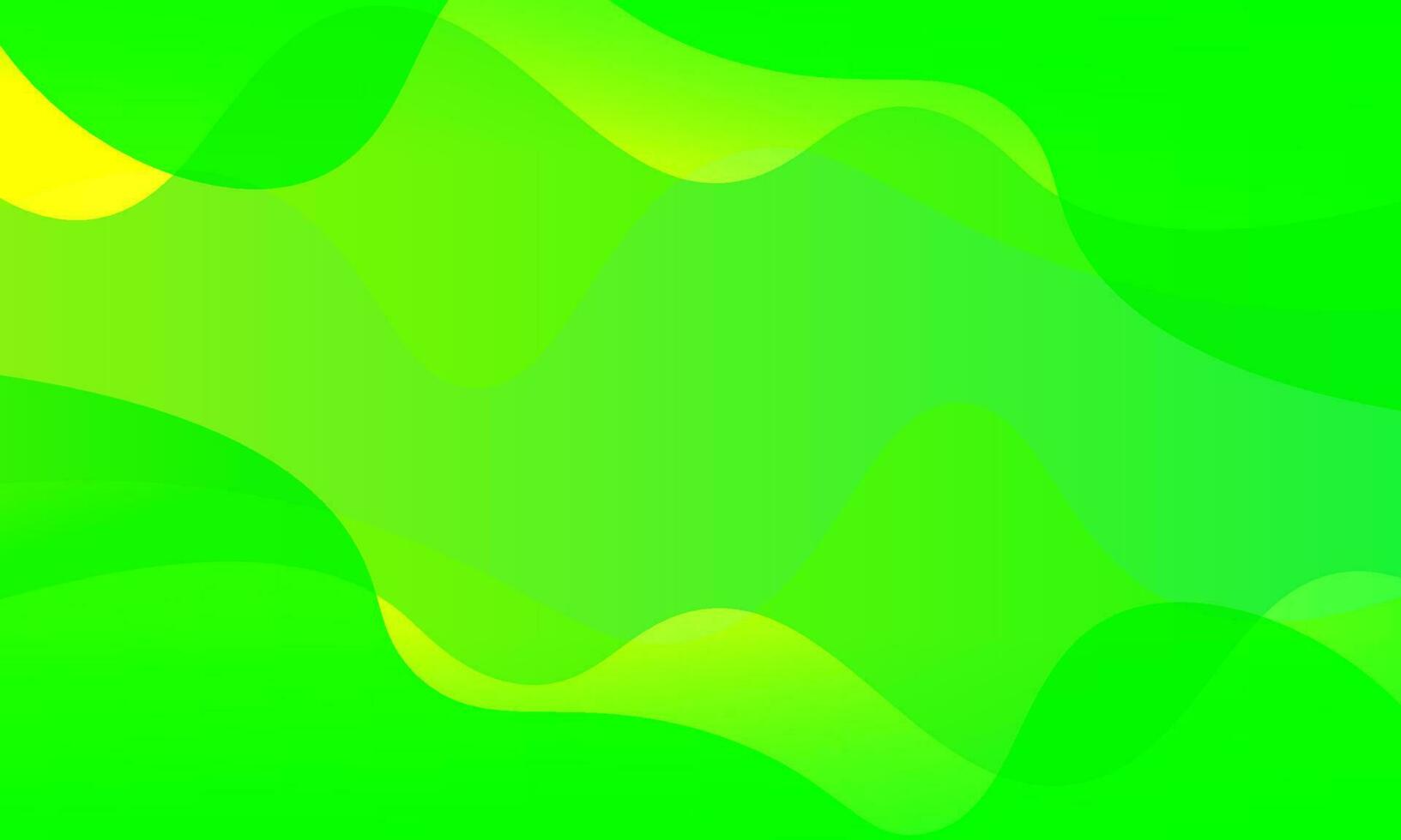 grön våg abstrakt bakgrund vektor