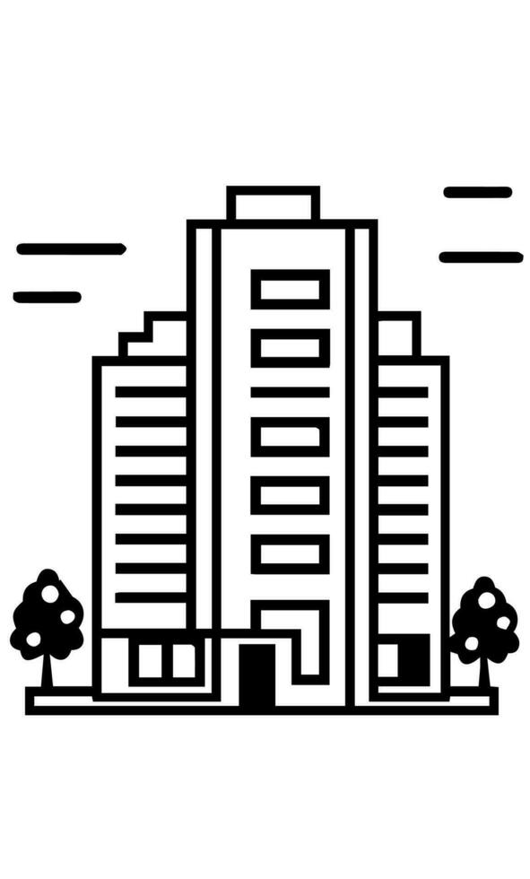 Gebäude Symbol Vektor Symbol