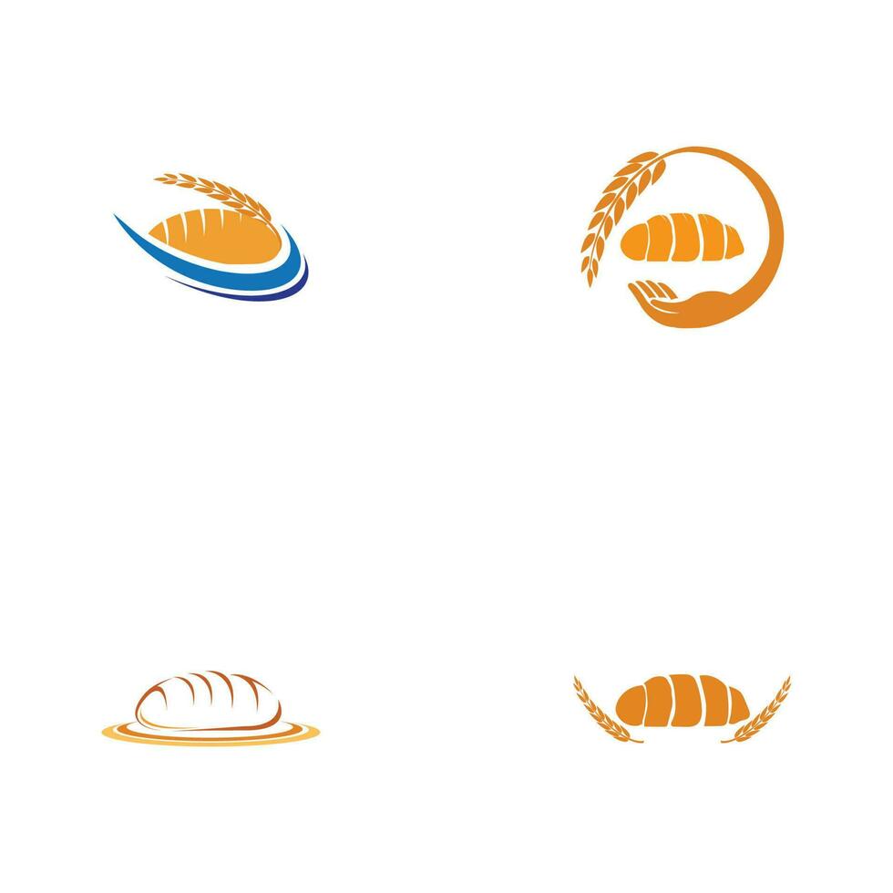 Brot Logo Bilder Illustration Design vektor