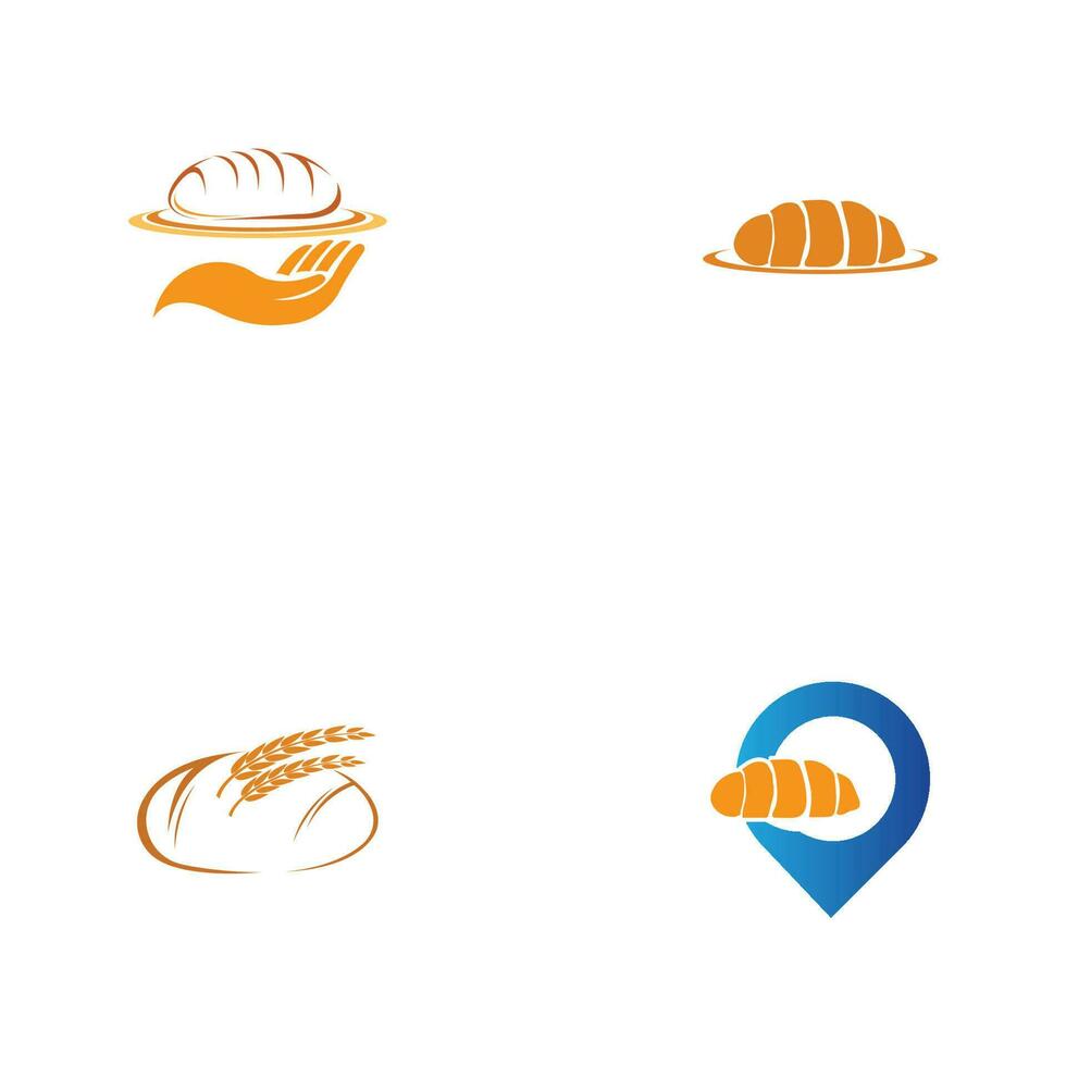 Brot Logo Bilder Illustration Design vektor