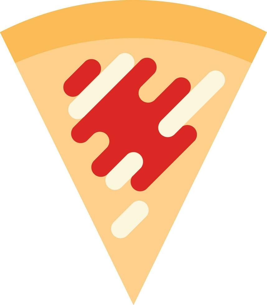 Pizza Scheibe Illustration Vektor