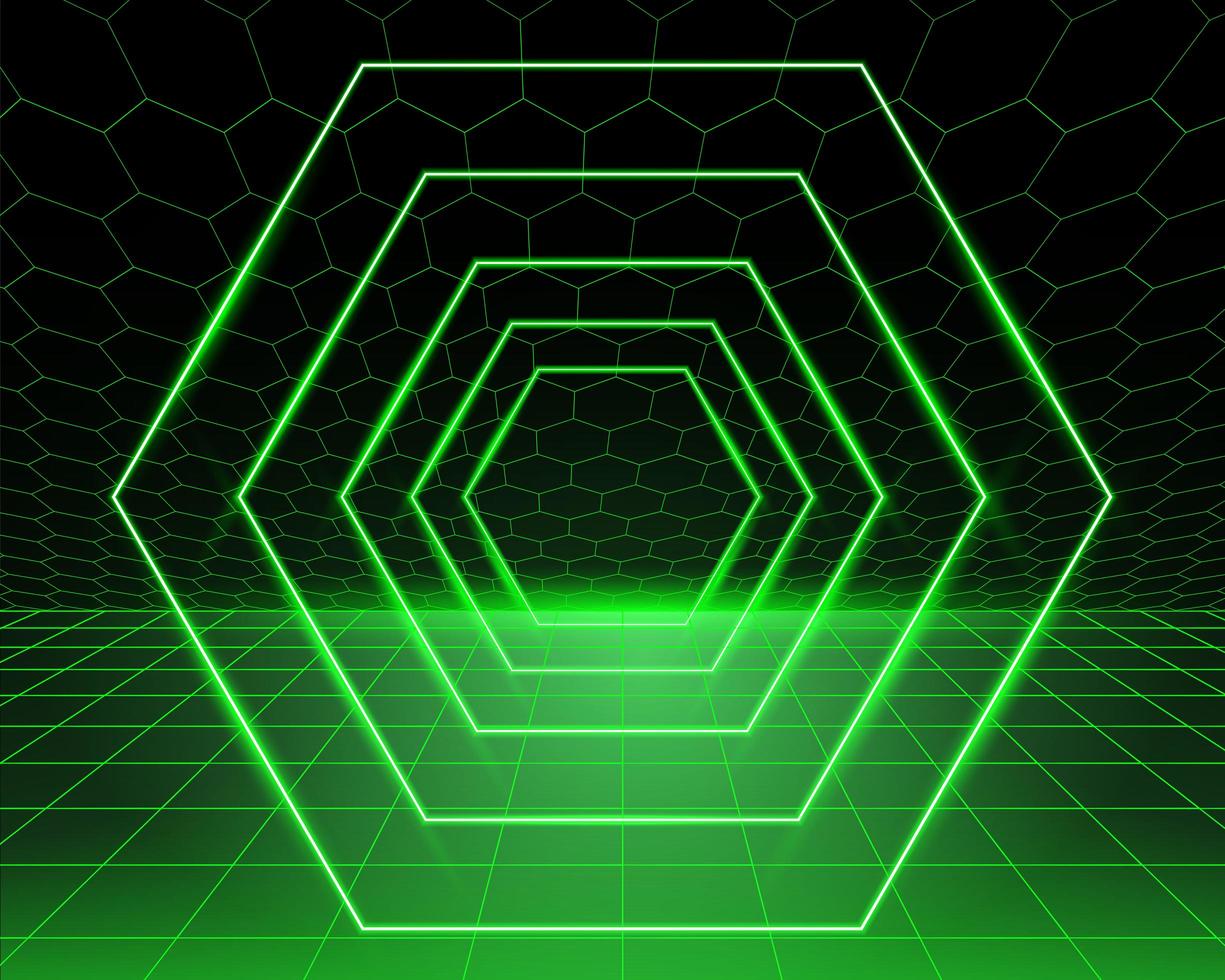 grün leuchtende Hintergrundvektorgrafik vektor