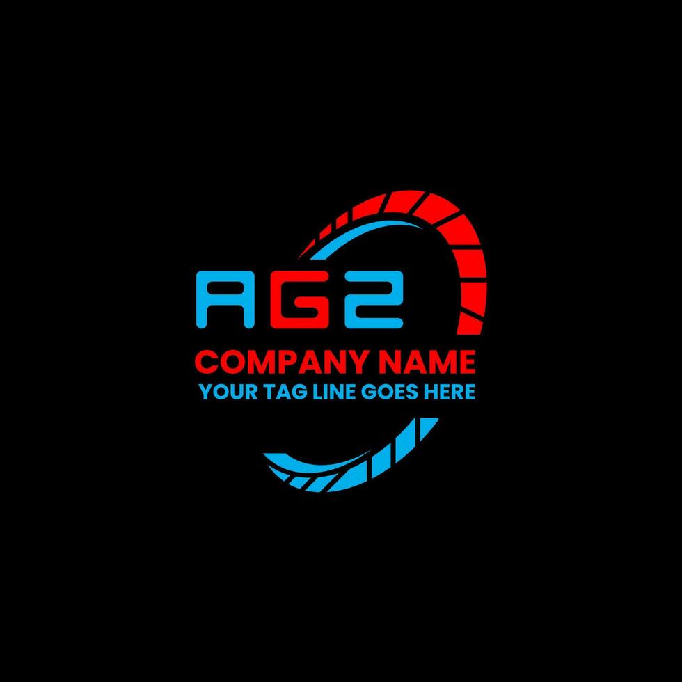 agz brev logotyp kreativ design med vektor grafisk, agz enkel och modern logotyp.