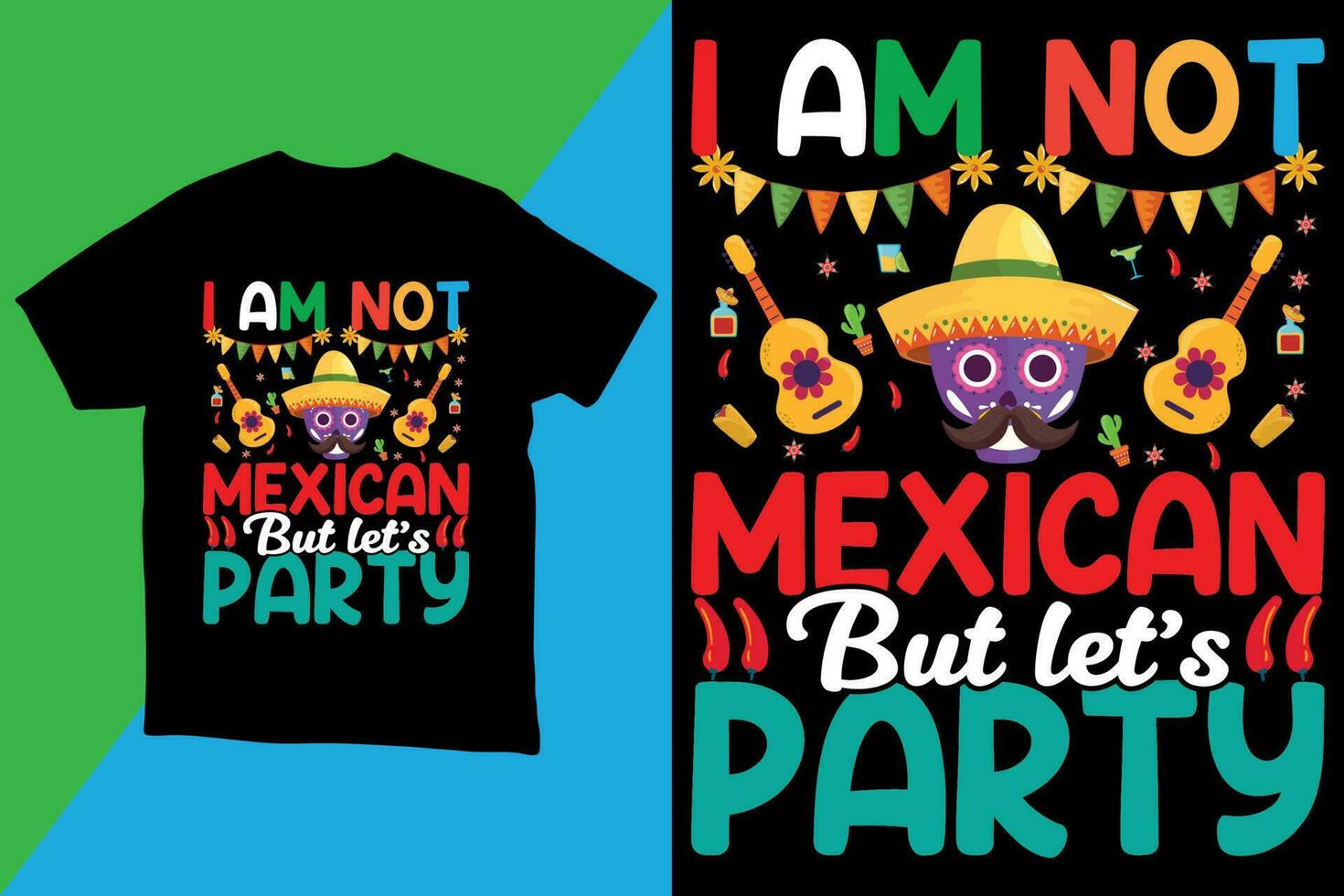 cinco de Mayo t Hemd Design Vektor zum drucken