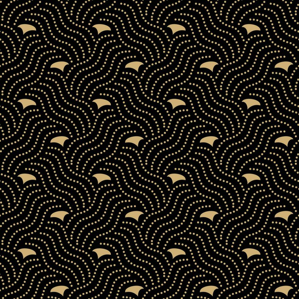vektor konst sömlös svartvit mönster med prickad bakgrund.eps