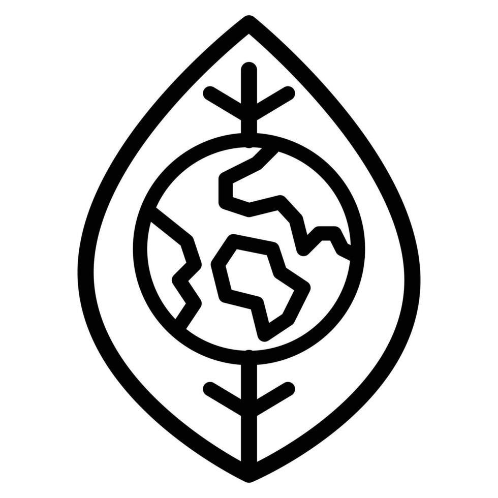 Laub Symbol Beste Qualität Gliederung Symbol Symbol Vektor Illustration