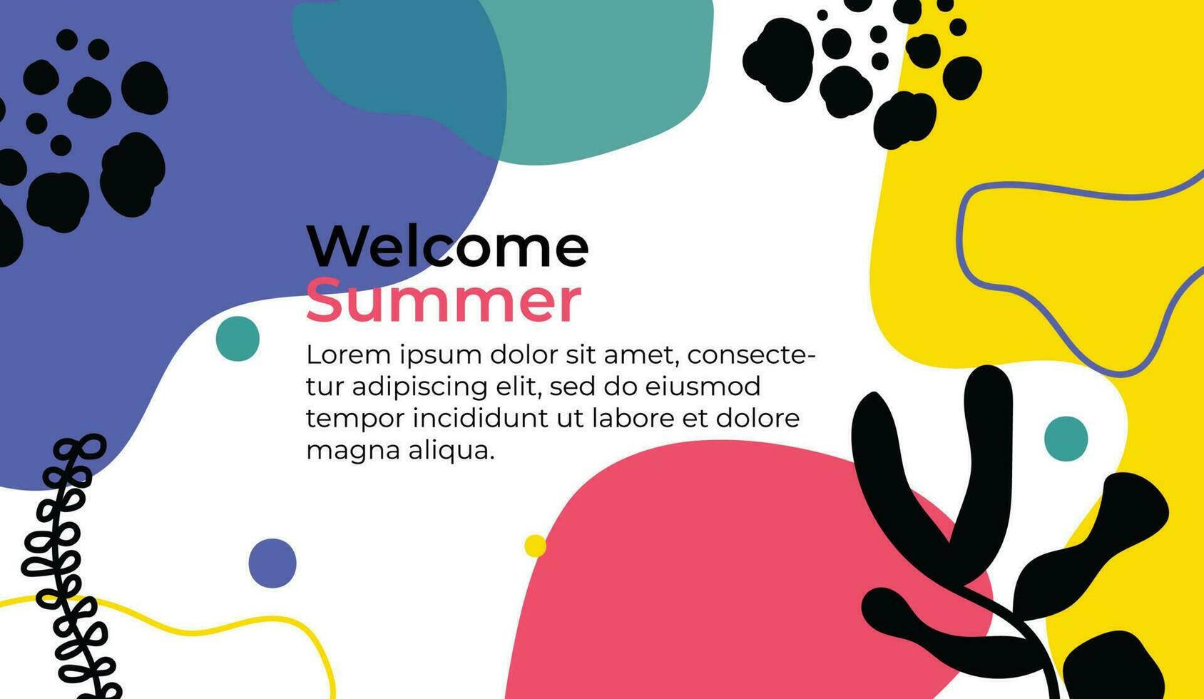 Bohemien Sommer, modern Sommer- Verkauf Hintergrund und Banner Design von Regenbogen, Flamingo, Ananas, Eis Sahne und Wassermelone vektor