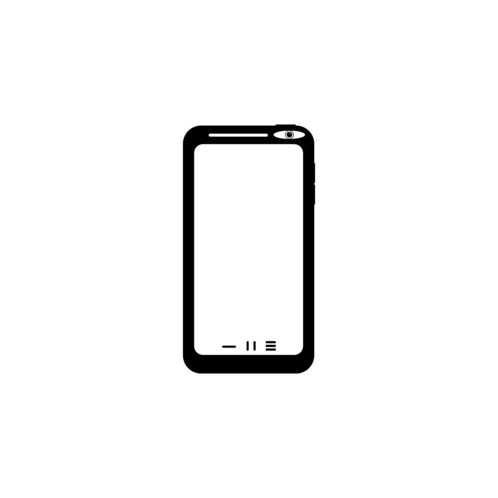 hacken Smartphone Benutzer Datenbank Vektor Symbol Illustration