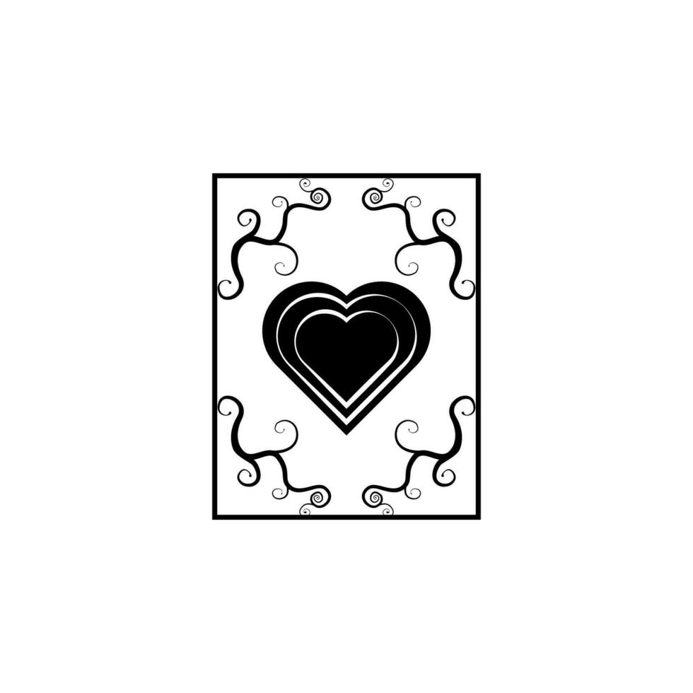 Valentinstag Vektor Symbol Illustration