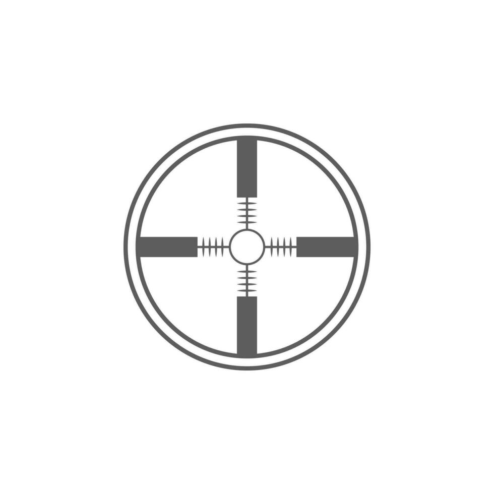 Ziel Vektor Symbol Illustration