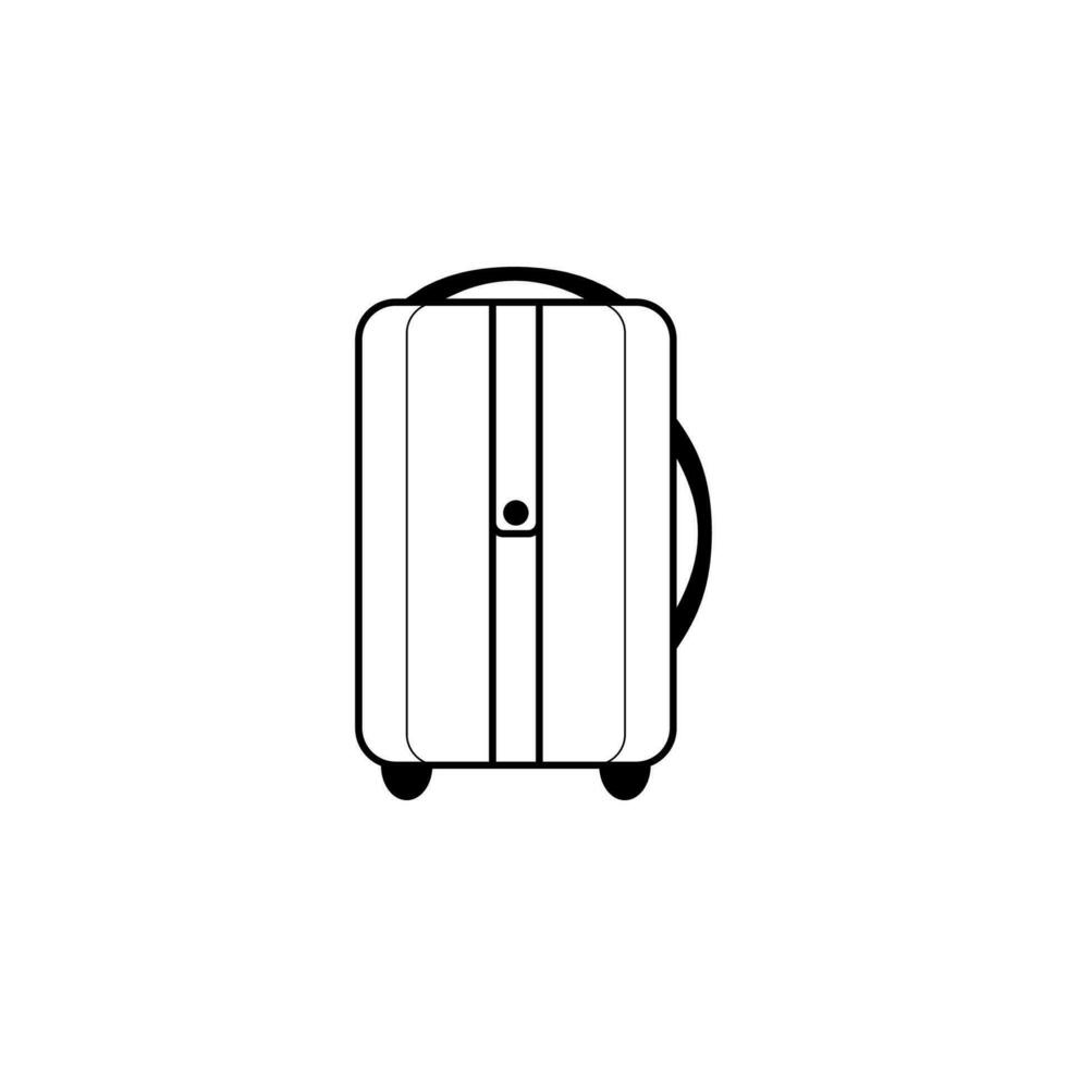resväska vektor ikon illustration