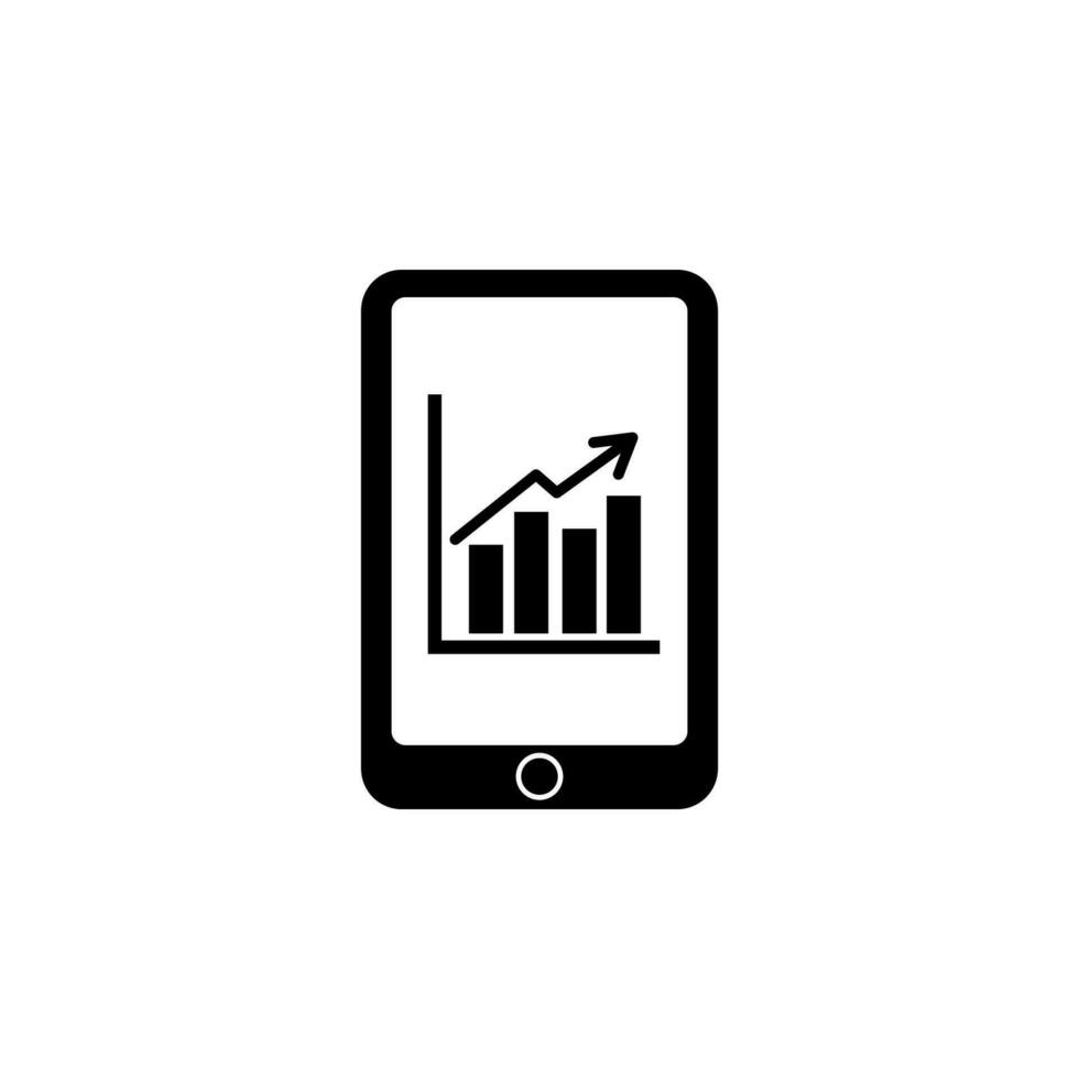 Telefon Diagramm Vektor Symbol Illustration