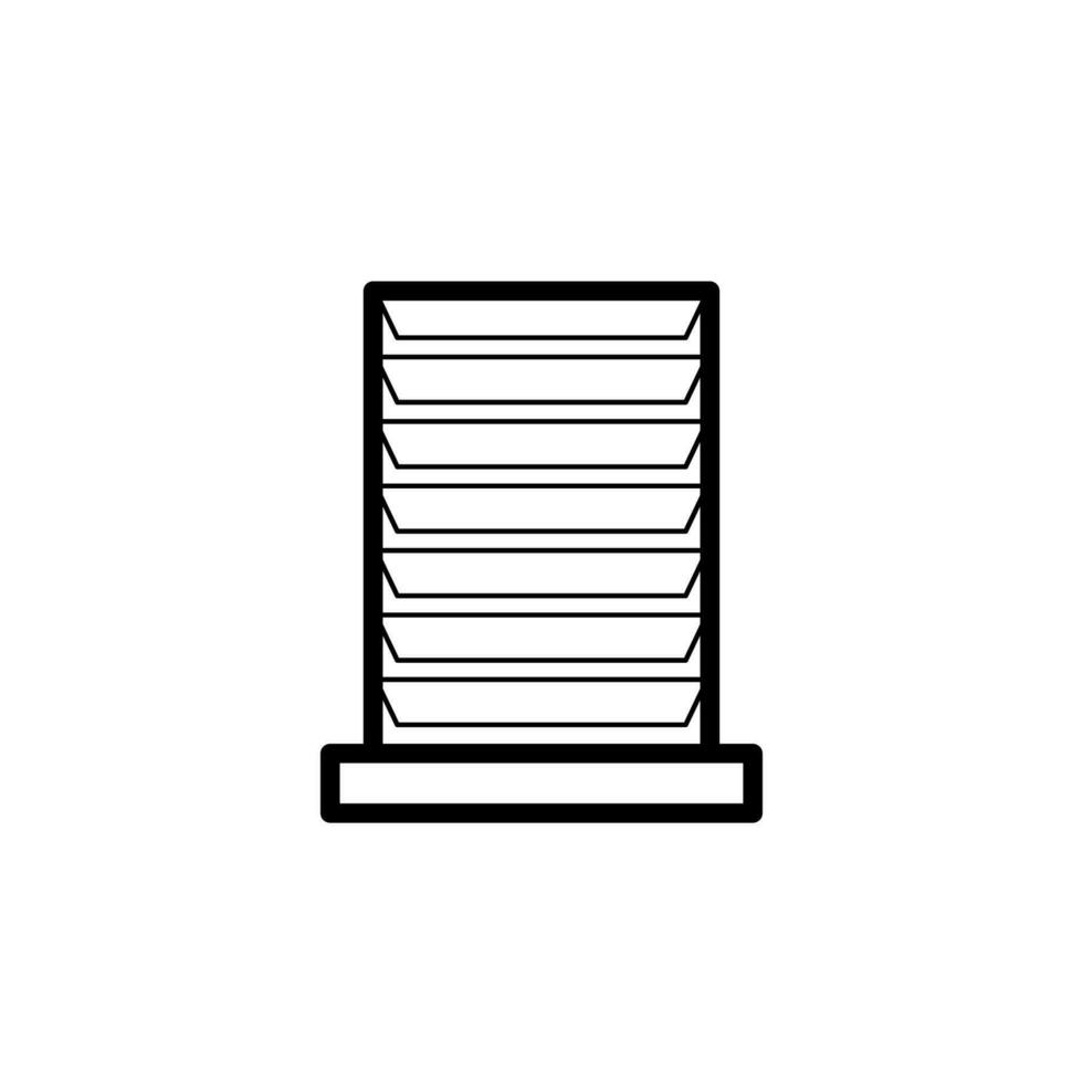 blind Fenster Vektor Symbol Illustration