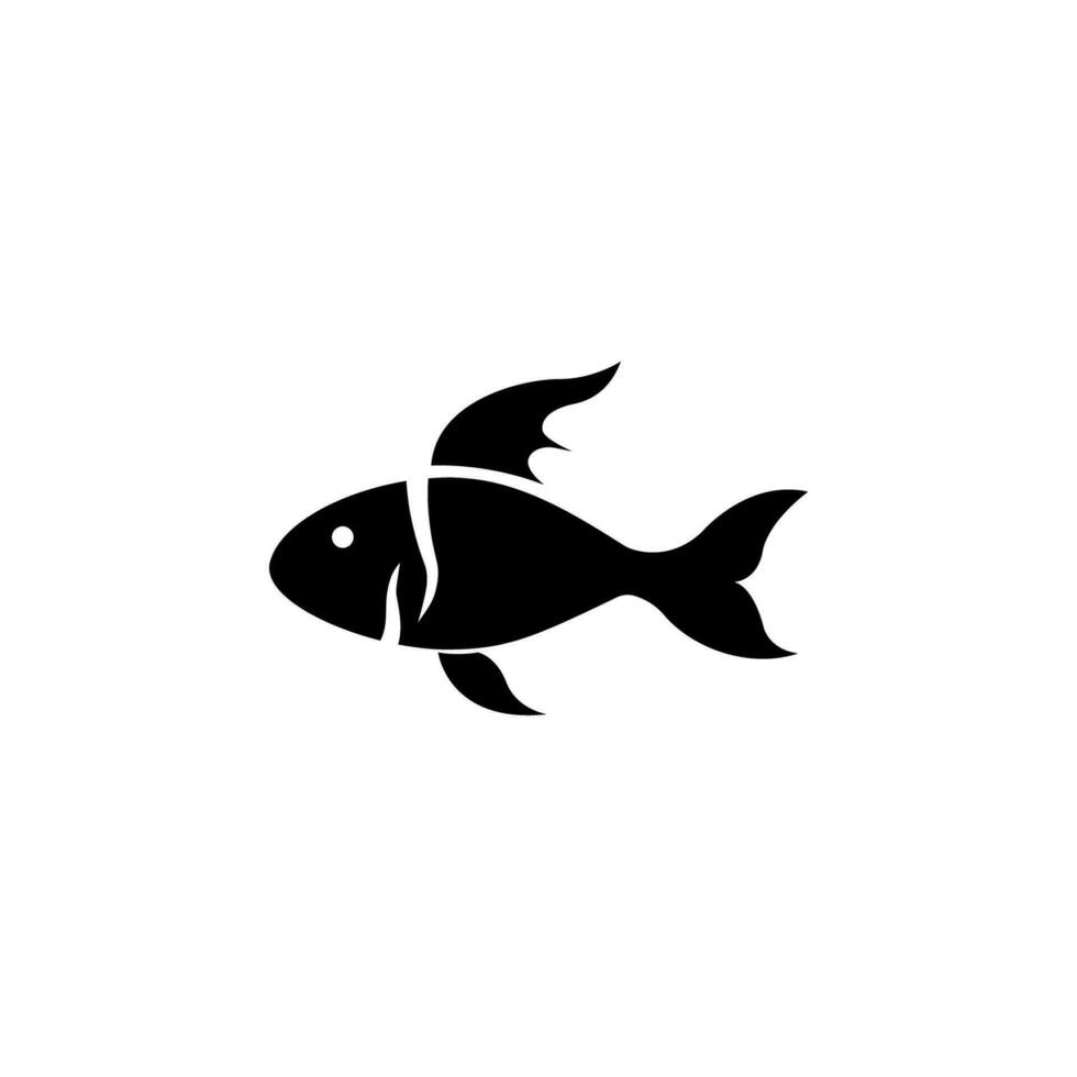 Zier Fisch Vektor Symbol Illustration