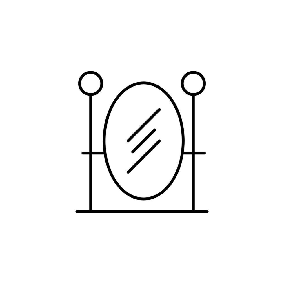 Spiegel Vektor Symbol Illustration