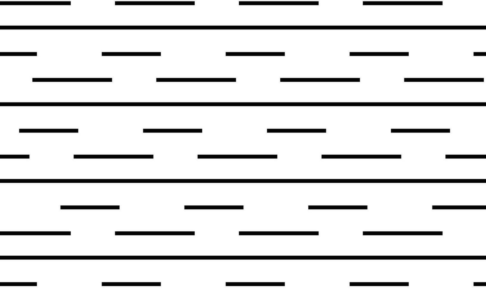 abstrakt nahtlos horizontal Linie Muster. vektor