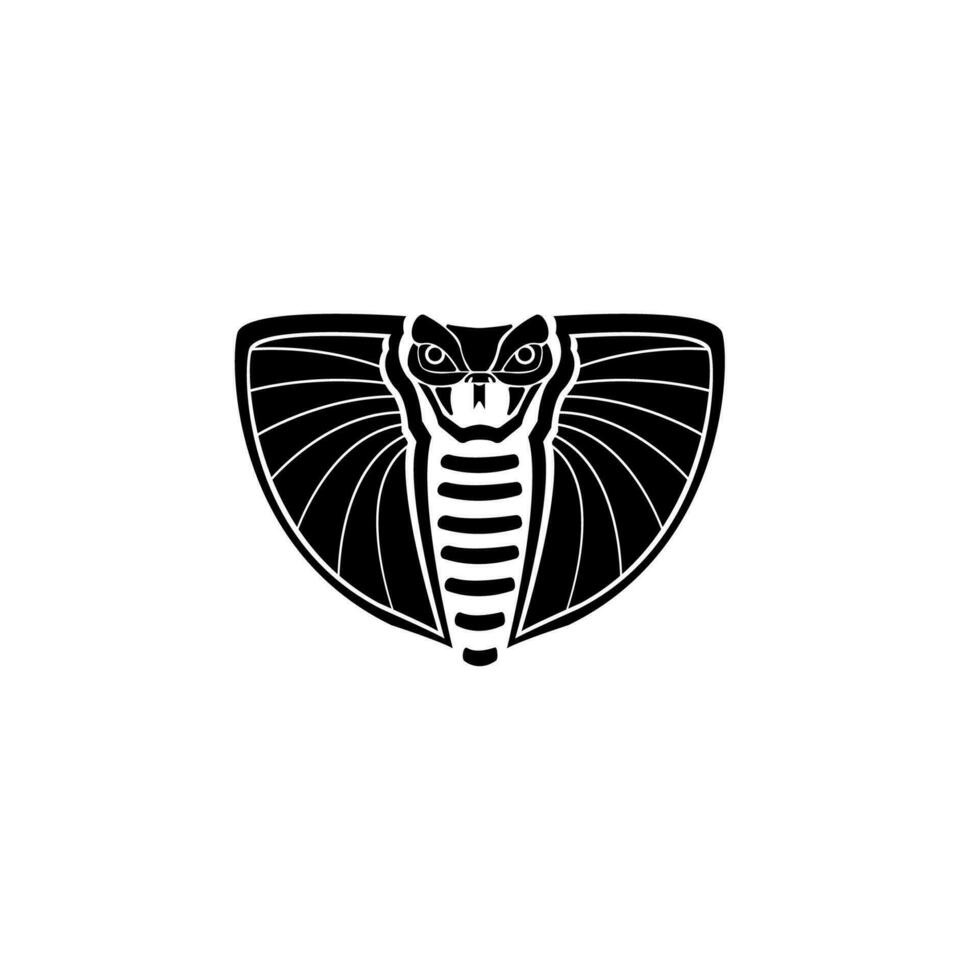 kobra huvud vektor ikon illustration