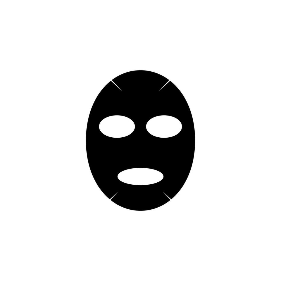 Maske zum das Gesicht Vektor Symbol Illustration