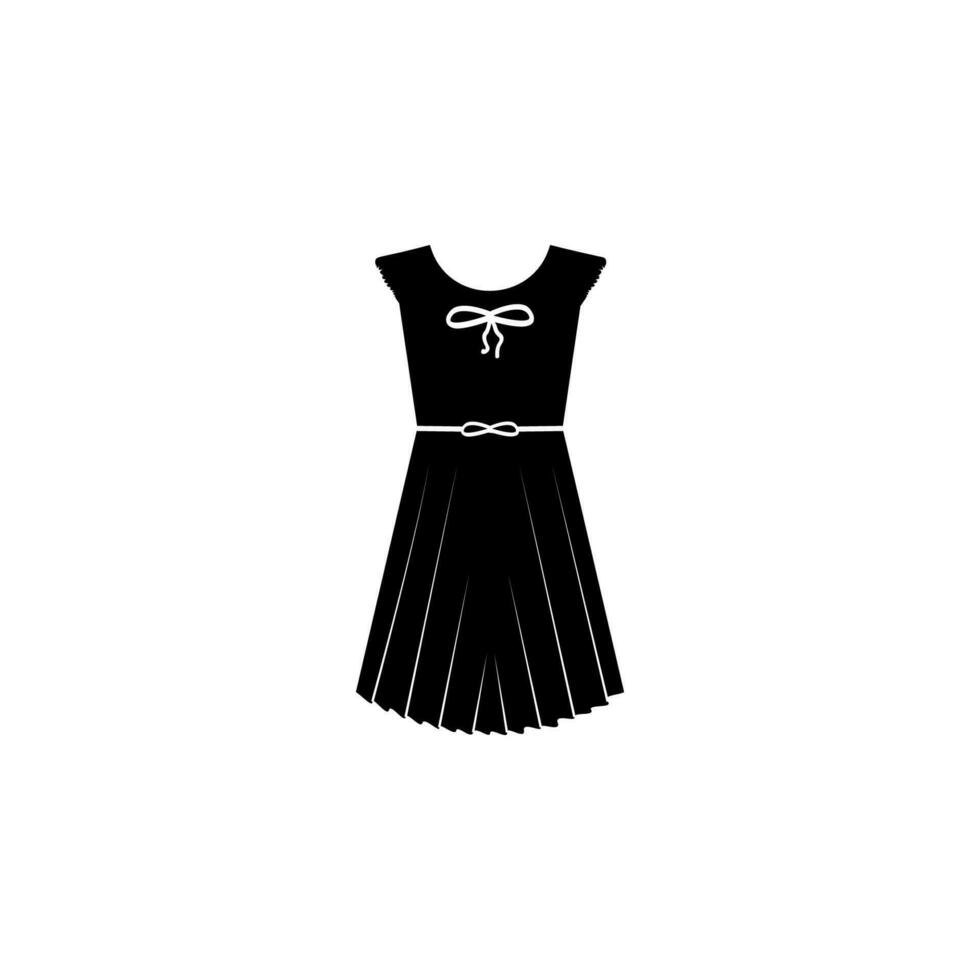 klänning vektor ikon illustration