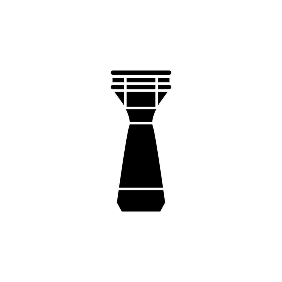 Bass Trommel Vektor Symbol Illustration