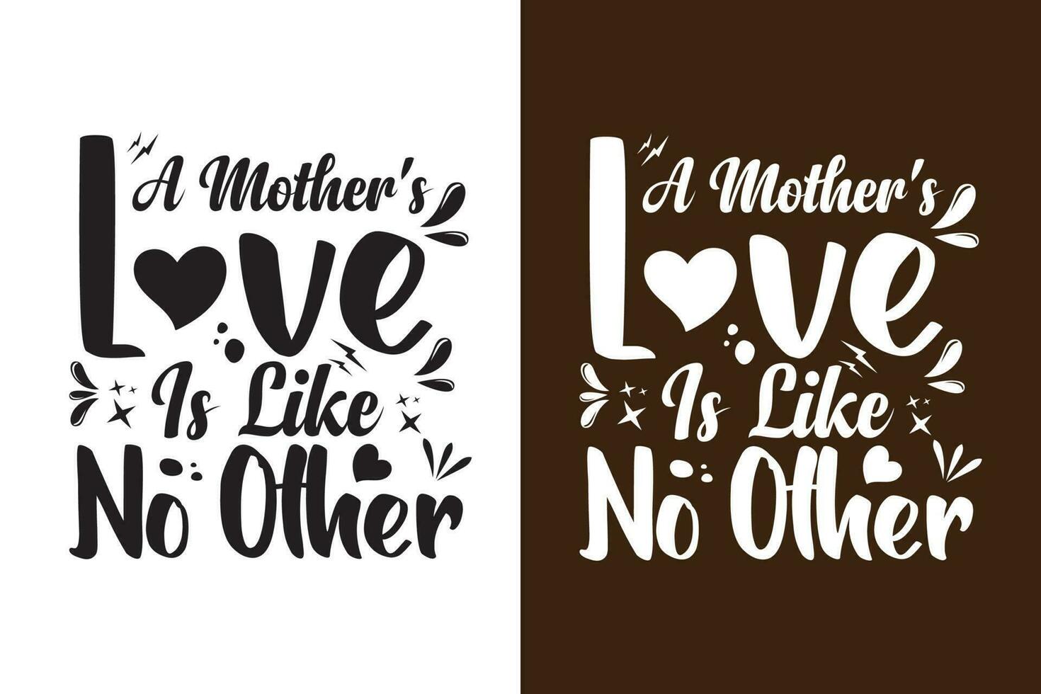 ein Mutter Liebe ist mögen Nein andere vektor