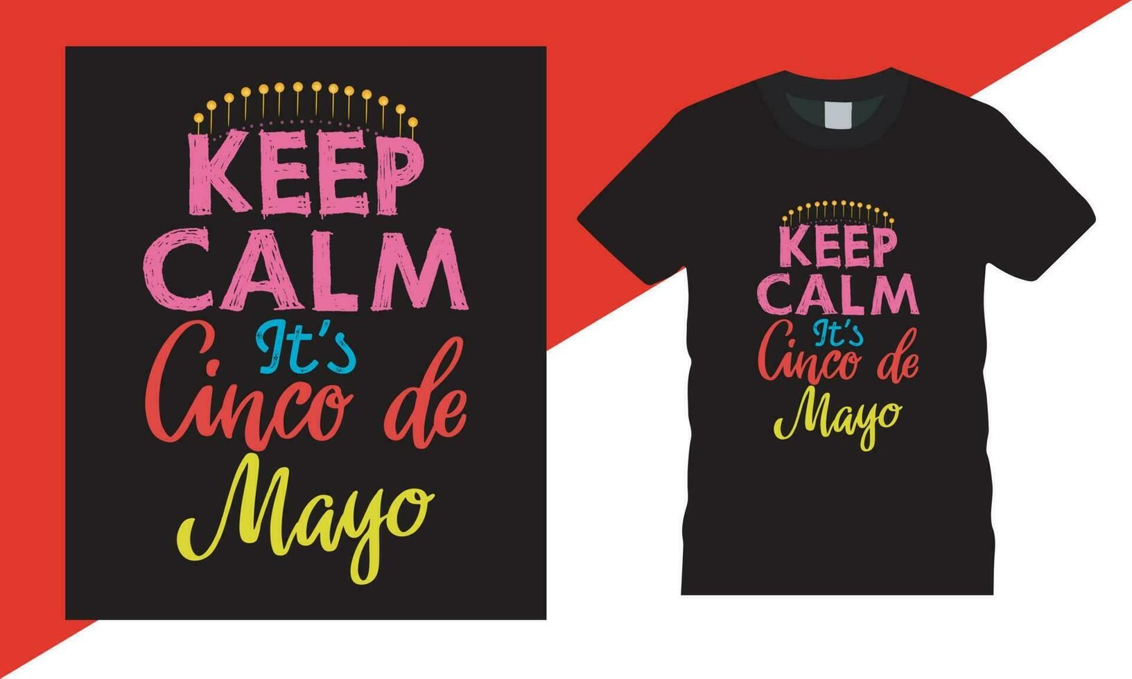 Lycklig cinco de mayo dag t-shirt design. cinco de mayo dag motiverande typografi t-shirt kreativ ungar, vektor