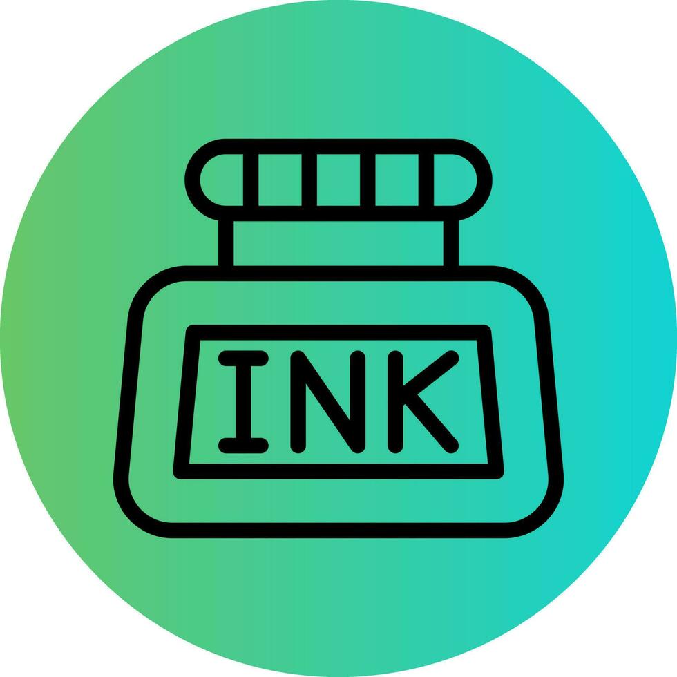 Tintenvektor-Icon-Design vektor