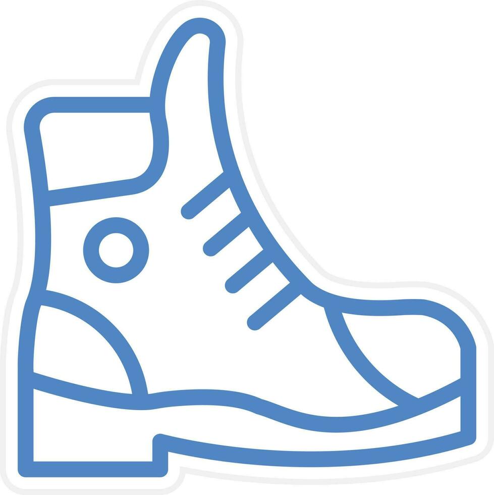 Stiefel Vektor Symbol Stil