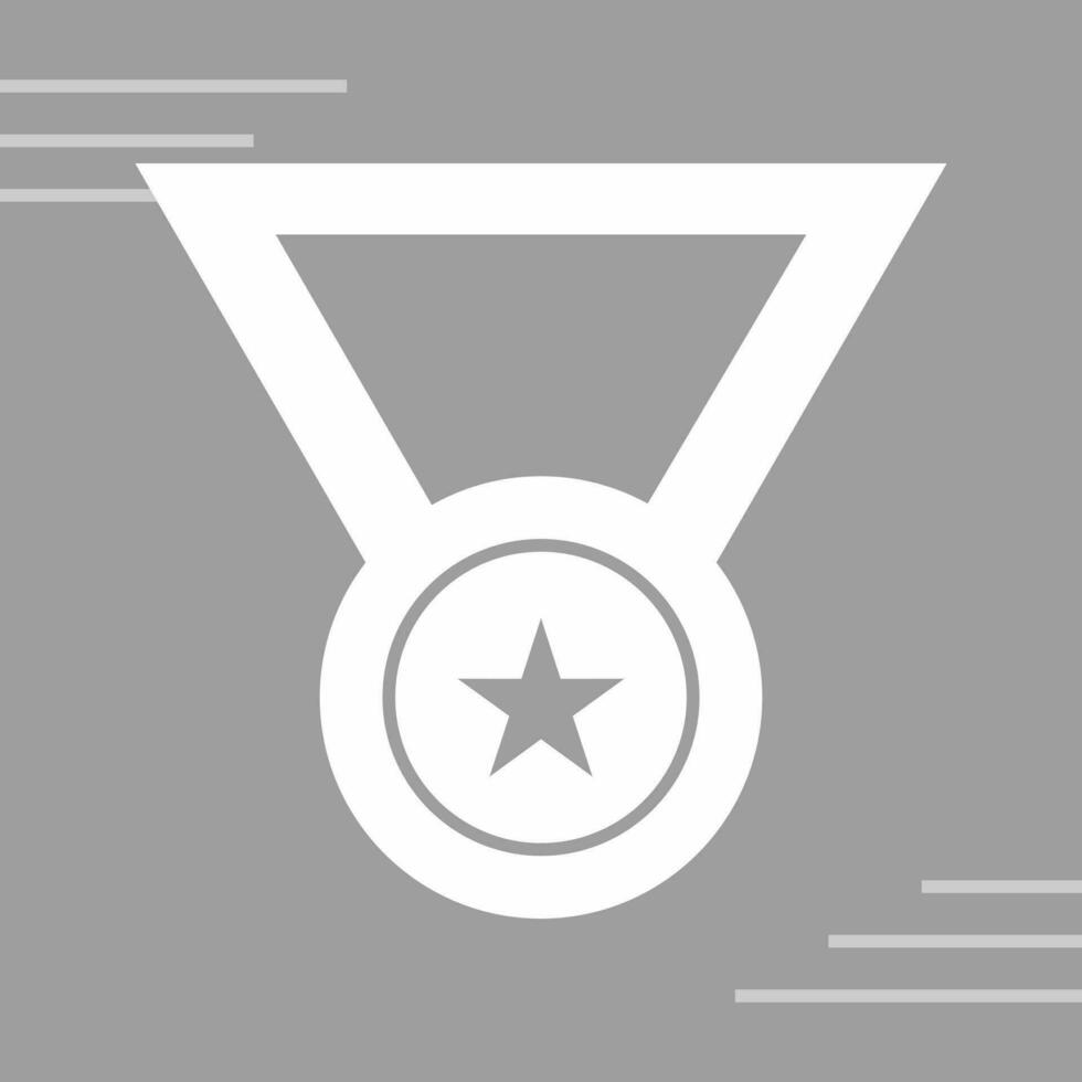 Medaille einzigartig Vektor Symbol