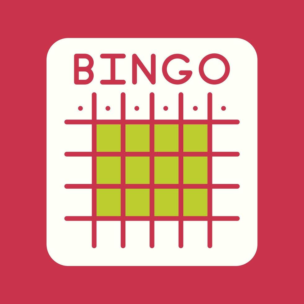 bingo vektor ikon