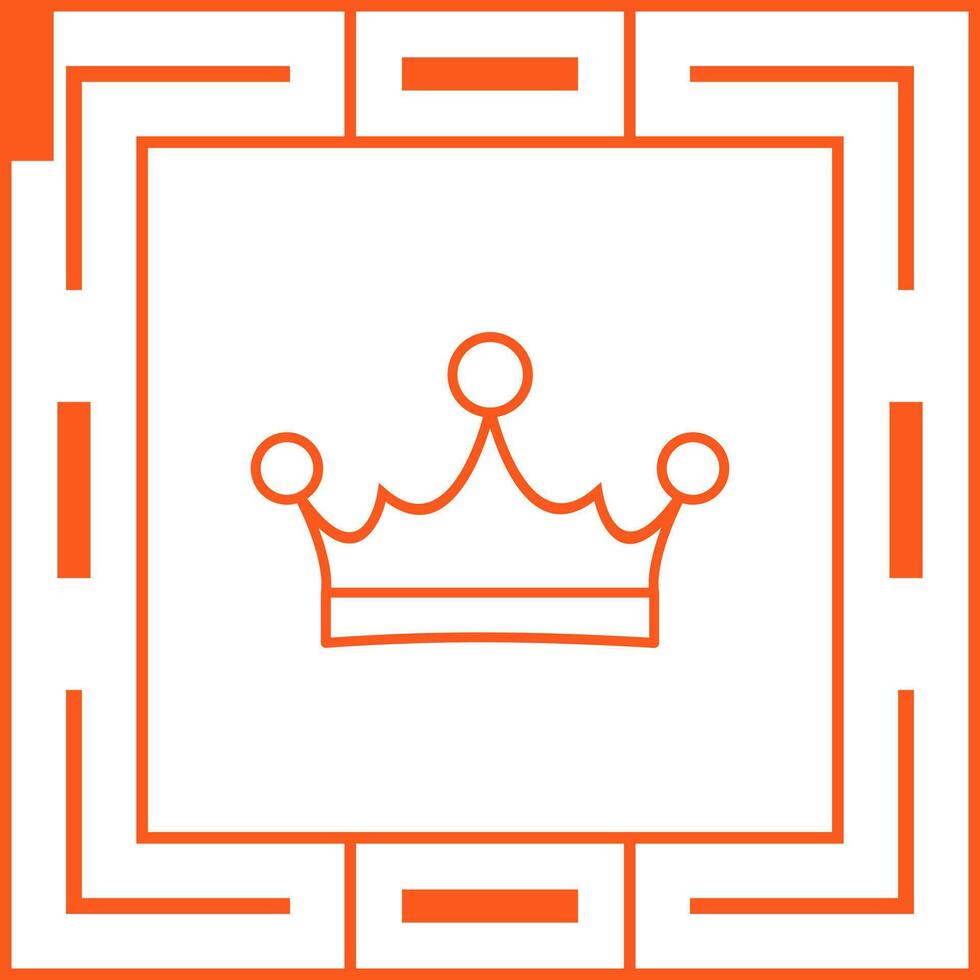 kungens krona unik vektor ikon