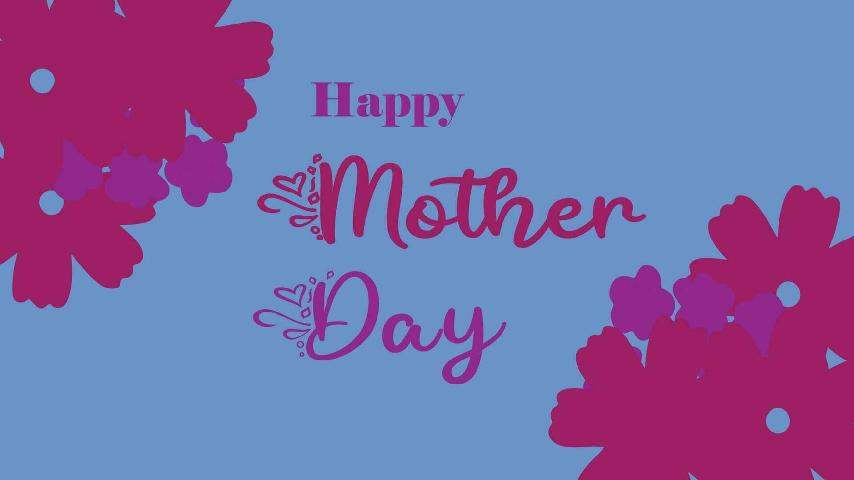 Rosa Farbe glücklich Mutter Tag Hintergrund kostenlos Vektor. glücklich Mütter Tag Vektor Blume Rahmen Hintergrund . glücklich Mütter Tag Blumen- Typhographie Design Hintergrund.