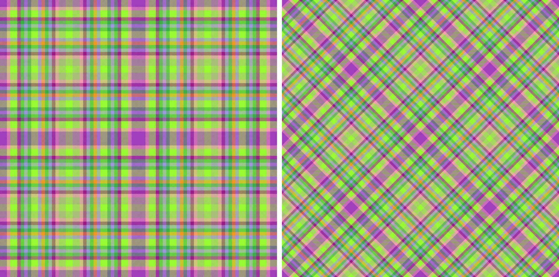 tartan kolla upp mönster. tyg sömlös textil. pläd textur vektor bakgrund.