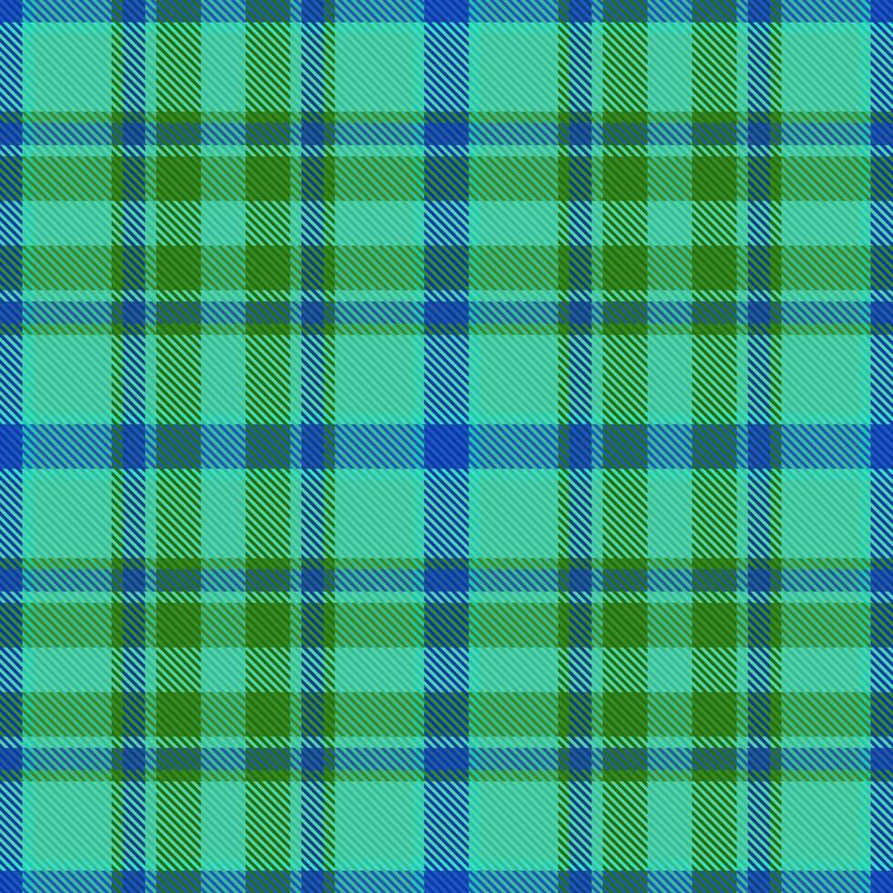 nahtlos Stoff überprüfen. Vektor Textur Textil. Muster Hintergrund Tartan Plaid.