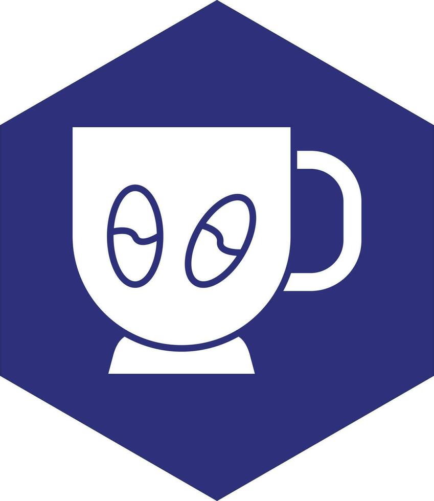 Kaffeetasse-Vektor-Icon-Design vektor