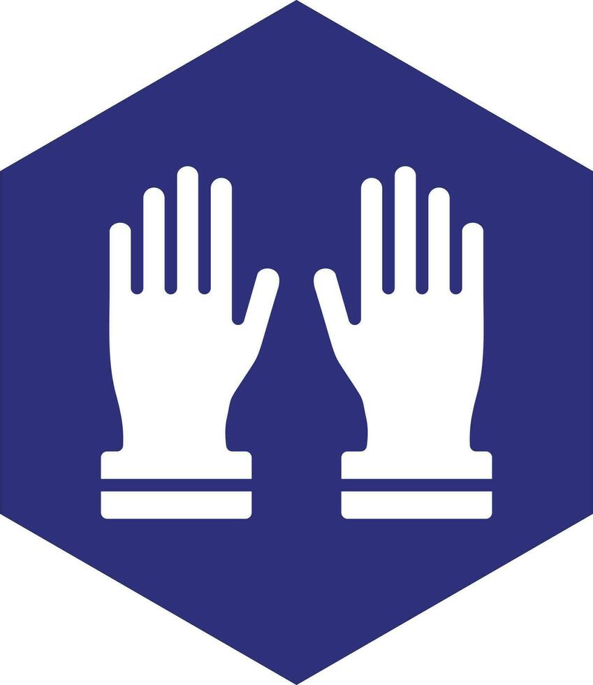 Arbeiten Handschuhe Vektor Symbol Design