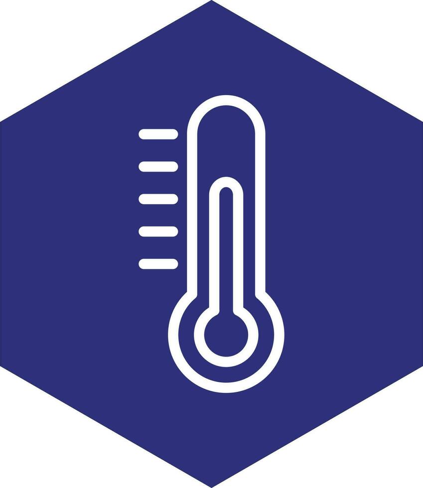 Thermometer-Vektor-Icon-Design vektor