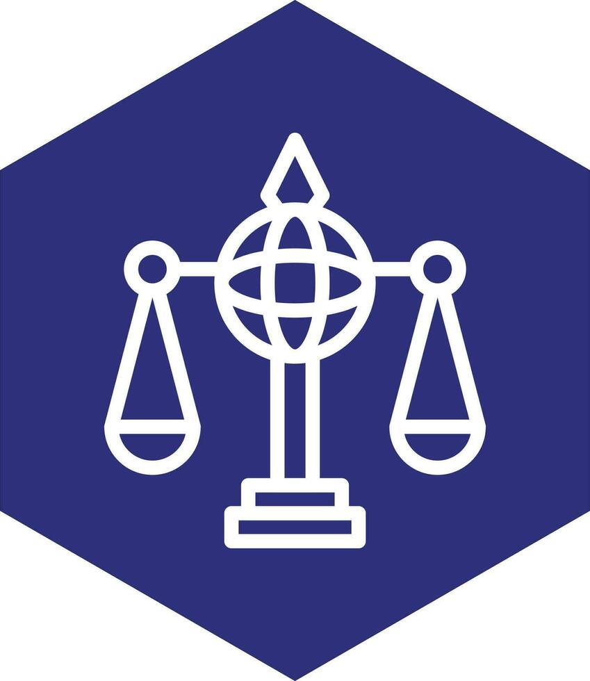 global Gesetz Vektor Symbol Design