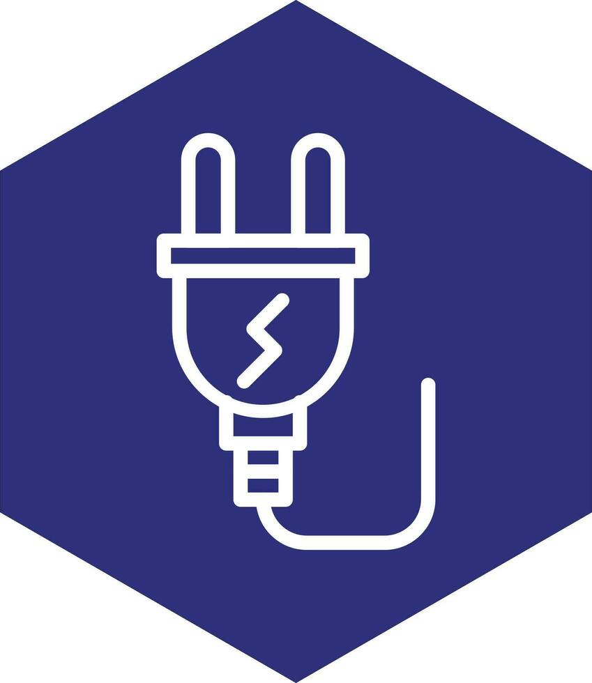 Leistung Stecker Vektor Symbol Design