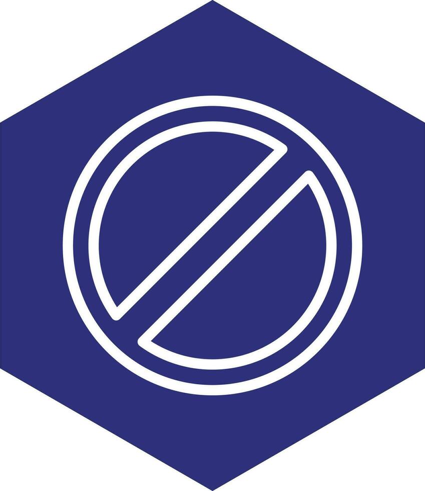 verboten Vektor Symbol Design